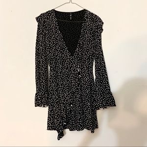 ZARA polka dot romper